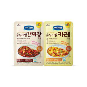 [일동후디스]아이얌 순우리쌀 간짜장/카레 80g 8개 골라담기