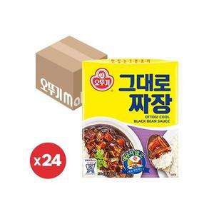 | 오뚜기 | 그대로짜장 200G 24개 인도 즉석 간단