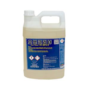 킴앤에스 오븐크리너 소용량 3.75L - 강력 찌든때 기름때 제거 가스레인지 후드 오븐 튀김기 청소
