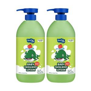 터치미 대용량 3in1 베이비로션 유아로션 약산성 1000ml 2개 페이스 바디 겸용