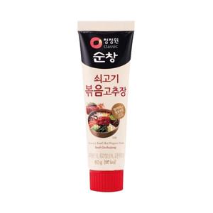 청정원 순창 쇠고기볶음고추장 60g X 3개 / 여행용 휴대용 간편개별포장