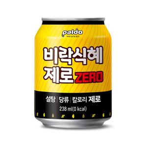 비락식혜 제로 238ml x 96캔 / 전통음료 캔음료 식혜캔 식혜음료