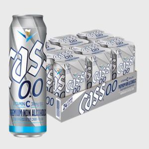 카스 제로 500ml 24캔 박스 논알콜 맥주맛 음료