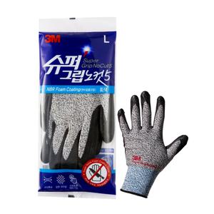3M 슈퍼그립 노컷5 장갑 NBR 코팅 베임 절단방지 작업 안전 글러브
