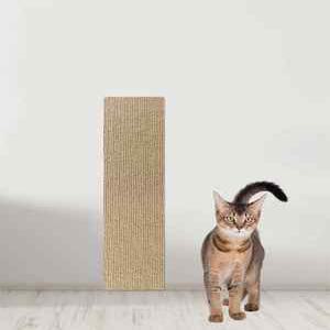 마마쇼 발톱놀이터 고양이 수직 카펫 벽 스크래쳐 (베이지 30cm x 200cm)