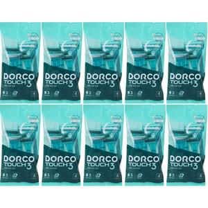 도루코 터치3 일회용 면도기 4개입 폴리백포장 TP900-4P 10개 (총 40개) gil