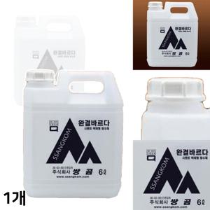쌍곰방수제 완결바르다 (6L) 액체형 바르는 시멘트코팅제 외벽 옥상 화장실 미장 다용도