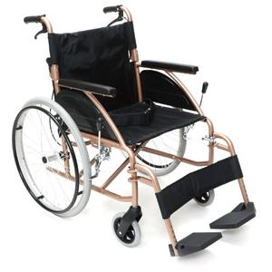 [ANI] 알루미늄 보호자 브레이크 휠체어 감마 Gamma - 55.88cm(22인치) PU(통타이어)