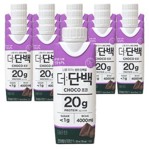 빙그레 더단백 드링크 초코 250ml 18팩 초콜릿맛 프로틴 단백질 음료