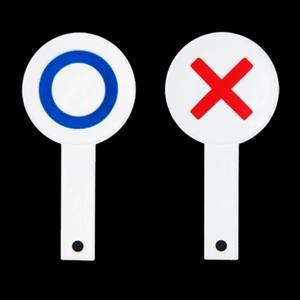 OX카드(5입) 게임용품 퀴즈게임 지시봉 가위 바위