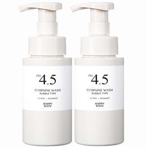 해피바스 PH4.5 약산성 쑥 버블 여성청결제 250g 2개/아이와함께 저자극