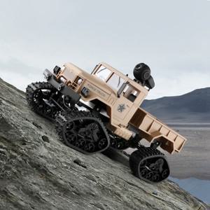 Fy001 1/16 2.4G 4Wd Rc  720P 0.3Mp 카메라 Wifi Fpv 브러시드 오프로드 군용 트럭, Led 라이트 포함 VS W