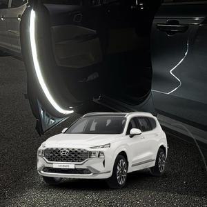 [IXHIR98Q_4B]싼타페 LED 면발광 국산 워닝 도어라이트 6