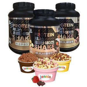 제니스프로틴쉐이크 4가지맛 쉐이커무료증정 2Kg 단백질쉐이크 헬스보충제 다이어트쉐이크