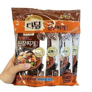 CJ 다담 전통된장찌개 140gx4 x 1개 e49170