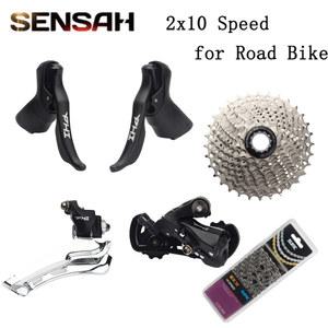 변속기 SENSAH phi로드 바이크 2x10 단 20S 그룹 세트 레버 브레이크 자전거 시프터 L/R 포어 리어 4600/5600/6600