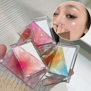 하이라이터 리플 진주 싱글 스파클 팔레트, 볼터치 쉬머, 글로우, HERORANGE 밝기, 쉐이딩 블러셔 윤곽 빛 메이크업 빛나는