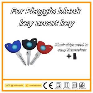 Piaggio 메들리 rsmax250ie Vespa GTS GTV GT S 125 200 250 300 용 빈 키 오토바이 언컷 키 칩 슬롯 교체
