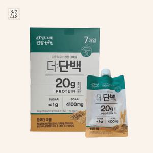빙그레 더단백 파우더 단백질 쉐이크 곡물 7개입 1개