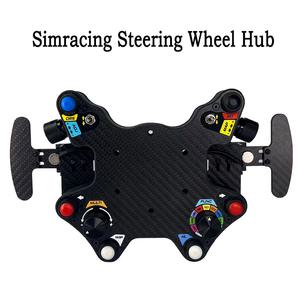 호환 SIMSONN PC Simracing 스티어링 휠 LED 버튼 레이싱 허브 계기 단추 박스 패들 시프터 로지텍 G29 스