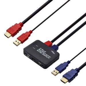 HDMI케이블 멀티PC HDMI스위쳐 컴퓨터2대 PC2대 셀렉터 HDMI 2포트