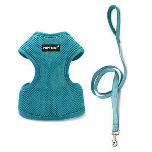[JHQS9ZPM_52CM]고양이 산책 가슴줄 조끼 하네스 블루XL