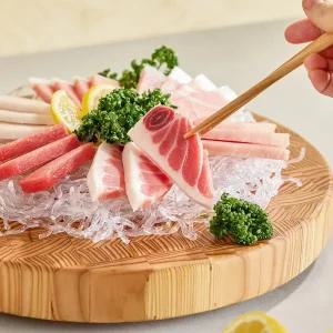 튜나바이브 참치회 냉동 뱃살 오도로 주도로 참다랑어 눈다랑어 황새치 스탠다드 참치세트 1번