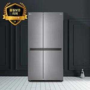 [품질보증리퍼] LG 디오스 양문형 2도어 냉장고 메탈 830L (수도권만 설치 가능)