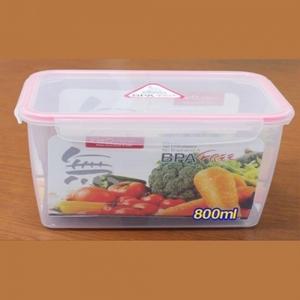 플라스틱 직사각 밀폐용기-800ml 다용도밀폐용기