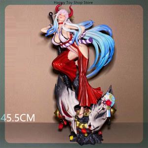 45.5cm 원피스 야마토 서 애니메이션 소녀 그림 모델 Gk 대형 동상 소년 컬렉션 데스크탑 장식 장난감 선물
