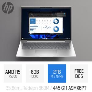 ⓒ HP 프로북 445 G11 A9MX6PT R5-7535U 8GB 2TB / 가성비 사무 인강 14인치 PD충전 노트북