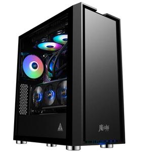 투명 본체 케이스 pc 측면 데스크탑 게이밍 컴퓨터 미들타워 몬스타 커스텀
