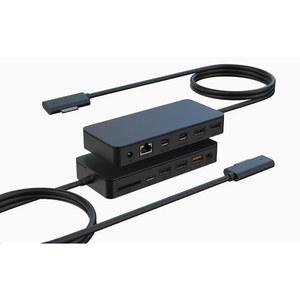 ONTEN SURFACE 도킹 스테이션 MICROSOFT 12-IN-1 9/8/X/7/6/5/4/3 스테이션 5/4/3/2/1 GO BLACK용 PRO LAPTOP DOCK. BOOK 3/2/1