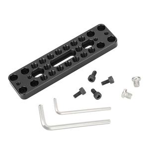 DLSR 카메라 DIY 설정 여러 개의 1/4Inch-20 나사 구멍 베이스 플레이트 확장 긴 치즈
