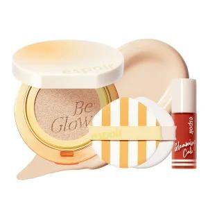 에스쁘아 비글로우 볼륨 쿠션 글리밍 캘리 에디션 SPF42 PA+++ (단품+퍼프2매) (+꾸뛰르 미니 립틴트 칠링칠링)