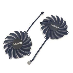 비디오 카드 냉각팬 CF-12915S RTX 3050 3060Ti TWIN X2 GPU INNO3D TI OC용 85mm 4 핀 0.35A