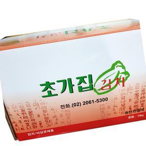 초가집 슬라이스김치 냉장 10kg 업소용 식자재