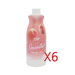 아임요 복숭아 스무디 1.8kg x 6개