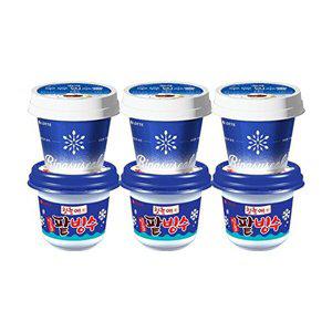 [롯데웰푸드]찰떡우유빙수설 250mlx3 + 일품 팥빙수 240mlx3