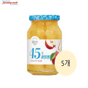 [보금푸드] 복음자리 45도 과일잼 사과 350g 5개