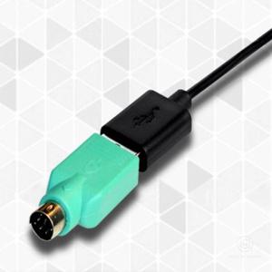 구형 PC USB 마우스 키보드 연결잭 PS2포트 변환단자 옛날 아답터 암수 어댑터 신호 커넥터 젠더