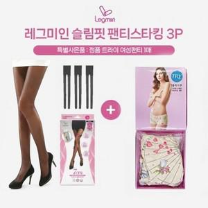 미즈라인 슬림핏 팬티 스타킹 3p세트 + 사은품 정품 트라이 1P