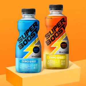빙그레 슈퍼부스트 에너지드링크 수분충전/파워충전 500ml 12개