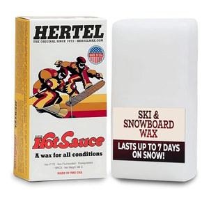 Hertel 슈퍼 핫소스 모든 온도 스키 및 스노보드 - 스노우보드 스키용 핫 왁스에 쉽게 바르고 문지르거나 다림질하기 미국산, 날씨 조건 340g