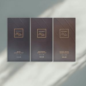 563랩 타투핏 헤어 컬러 블랙/다크브라운/내추럴브라운