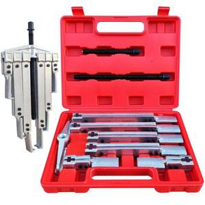 FOFLYRN 3 in 1 기어 풀러 세트, 9pcs 2 턱 베어링 플라이휠 키트, 리버서블 죠 , 풀리 제거를 위한 Cr-V 스틸 헤비 듀티 공구