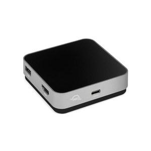 OWC 트래블 독 USB C 도킹 스테이션, 충전 100W, 썬더볼트 3, HDMI 2.0, SD 카드가 장착된 4K 해상도 범용 노트북 5포트의 연결 포트, 스페이스 그레이