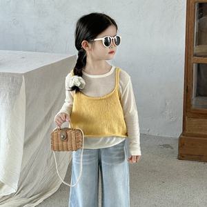 레이아 니트 조끼 뷔스티에 R13548