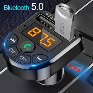 ERTA 블루투스 1A 플레이어 듀얼 고속 무선 자동차 송신기 FM USB 변조기 충전기 키트 수신기 오디오 MP3 핸즈프리