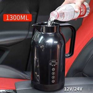차량용 커피 포트 차박 스테인레스 보온컵 LED 물끊이는 12V/24V 카포트